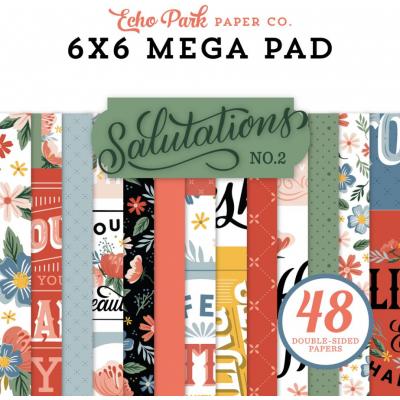 Echo Park Salutations No. 2 Designpapier - Cardmakers Mega Pad